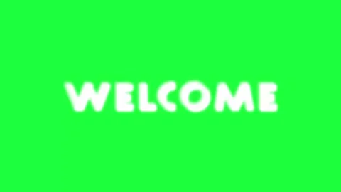 Welcome screen opening for video Stock Footage 254265878