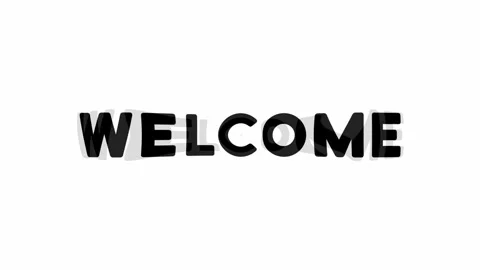 Welcome screen opening for video Stock Footage 254677477