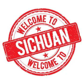 Welcome to SICHUAN Stamp. Stock Illustration