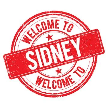 Welcome to SIDNEY Stamp. Stock Illustration