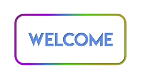 Welcome sign animation Stock-Footage 171892506