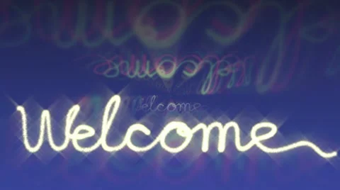 Welcome sign Stock Footage 10872433