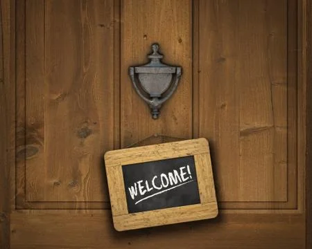 Welcome sign 写真素材