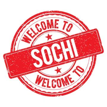Welcome to SOCHI Stamp. Stock Illustration