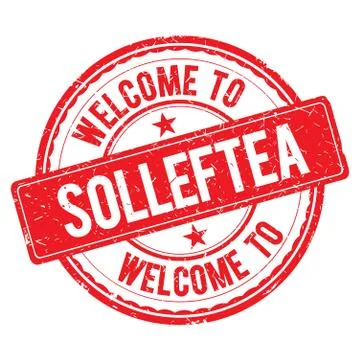 Welcome to SOLLEFTEA Stamp. Stock Illustration