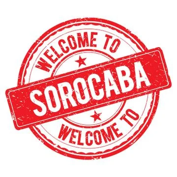 Welcome to SOROCABA Stamp. Stock Illustration