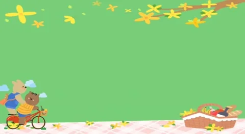 Welcome Spring Animation Background Stock Footage 220906704