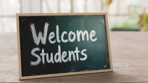 Welcome students to inspiring learning environment Stock Footage 312816510