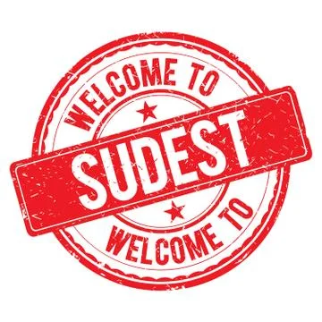 Welcome to SUDEST Stamp. Illustrazione stock