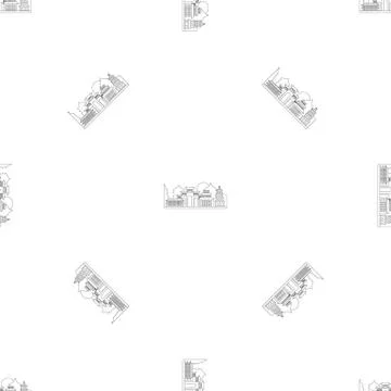 Welcome taiwan pattern seamless Ilustración de archivo