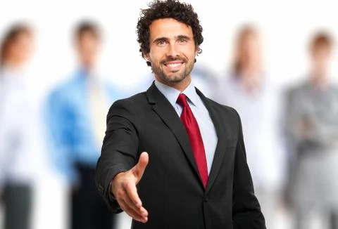 Welcome into the team Stock Photos