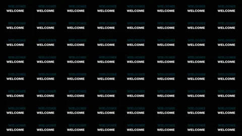 Welcome Text 02 Stock Footage 148148788
