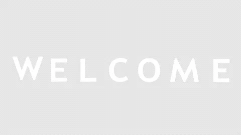Welcome Text Animation With Alpha Channel. Stock Footage 239535084