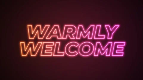 Welcome text animation Stock Footage 278559539