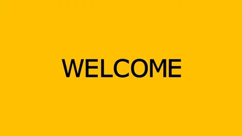 Welcome text animations, simple animation, colorful background Stock Footage 186207613