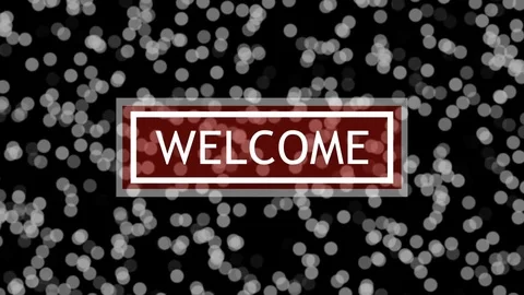 Welcome Text Background Stock Footage 71281649