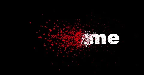 Welcome text with displace effect good for opening video Stock Footage 281531511
