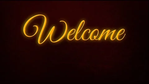 Welcome text effect green screen background Stock Footage 276806939