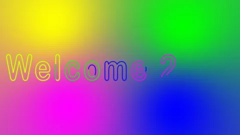 Welcome text rotating 3D rendering text motion graphics animation, kinetic Stockbeeldmateriaal 246580648