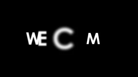 Welcome Text Title Cinematic Animation zoom and random effect and blur Видео 308562189