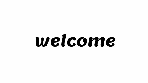 Welcome text word animation on white background Vídeos de archivo 326704108