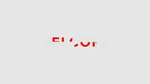 Welcome thanks for watching like comment subscribe text animation Stock Footage 279514122