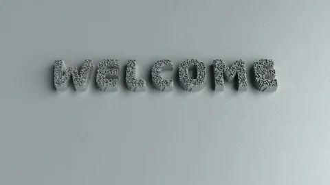 Welcome title for presentation Stock Footage 104623052