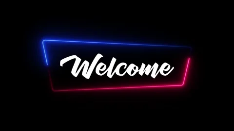 Welcome typography,  Welcome intro Stock Footage 326231811