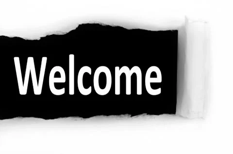 Welcome under paper Photos
