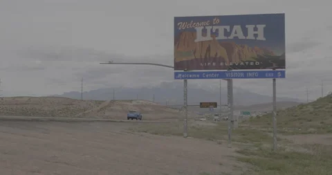 Welcome to Utah Stock Footage 168214066