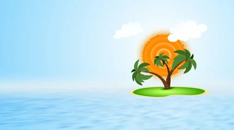 Welcome to vacation Stock Footage 24726730