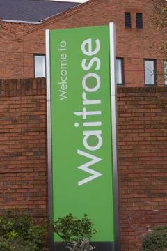 Welcome to waitrose Foto stock