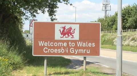 Welcome to Wales-12 Video stock 34289642