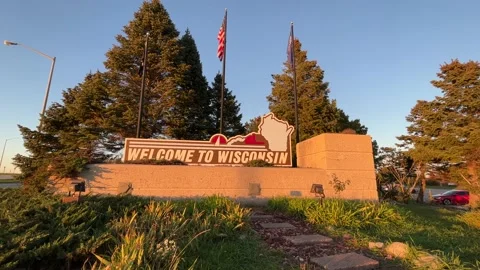 Welcome to Wisconsin Stock Footage 166904659