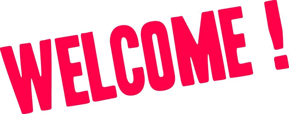 Welcome Word Cloud Stock Illustration