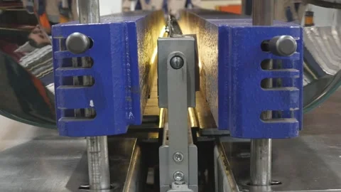 Weld. Melting plastic at the factory. Stock Footage 179450483