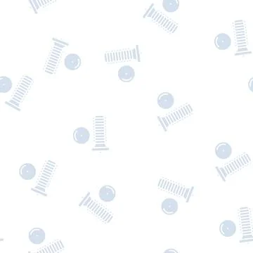 Weld screw glyph seamless pattern Illustrazione stock