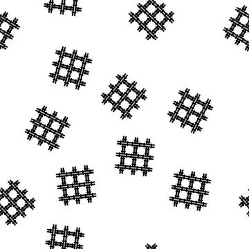 Welded wire mesh wwf vector seamless pattern イラスト素材