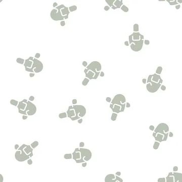 Welder apron glyph vector seamless pattern Stock Illustration