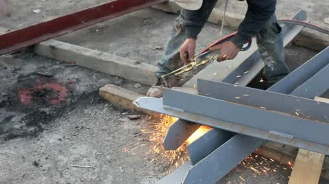 Welder background Stock Footage 21239875