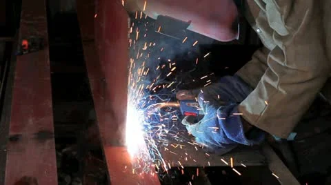 Welder background Stock Footage 21982348