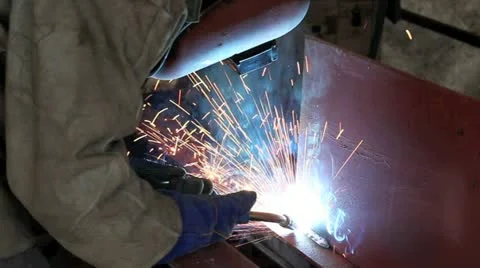 Welder background Stock Footage 22009593