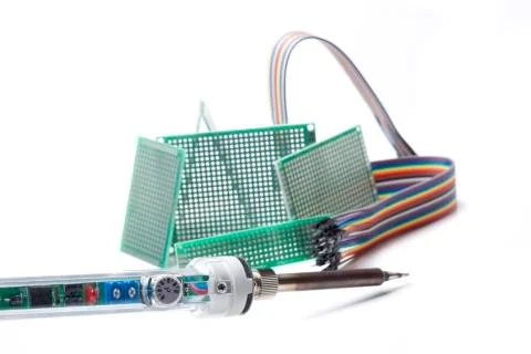 Welder colours cable Stock Photos