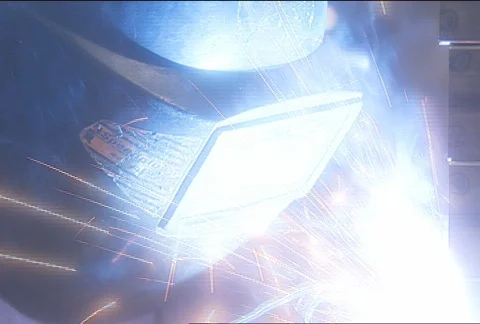 Welder CU Stock Footage 710446