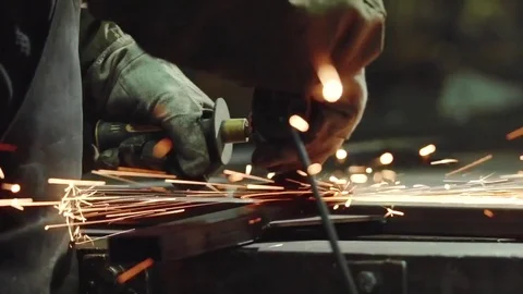 Welder in a factory 스톡 동영상 70282889