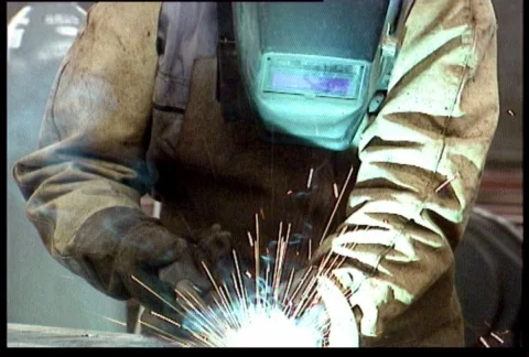 Welder Stock Footage