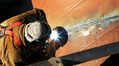Welder Stock Footage 6663936