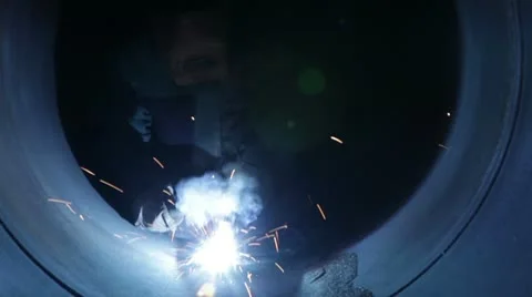 Welder Stock Footage 10731750