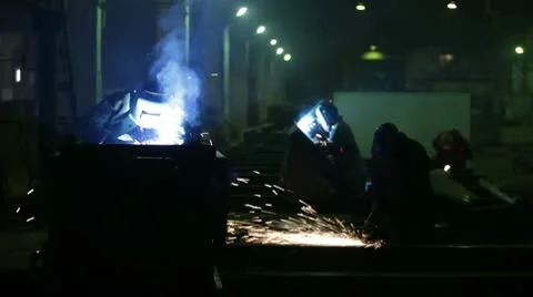 Welder Stock Footage 10731979