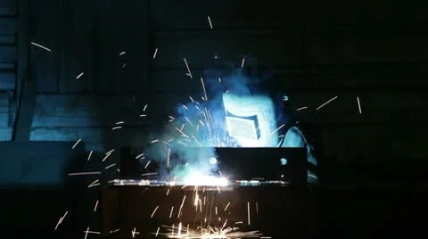 Welder Stock Footage 10733488